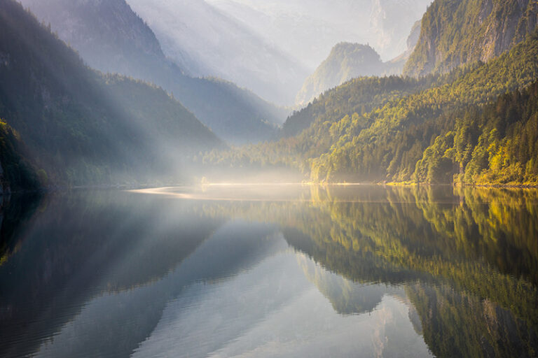Light and fog var. 2, landscape photo by Tom Monochrom